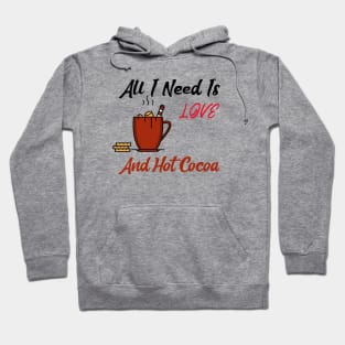 Warmth in a Cup: Love and Hot Cocoa Hoodie